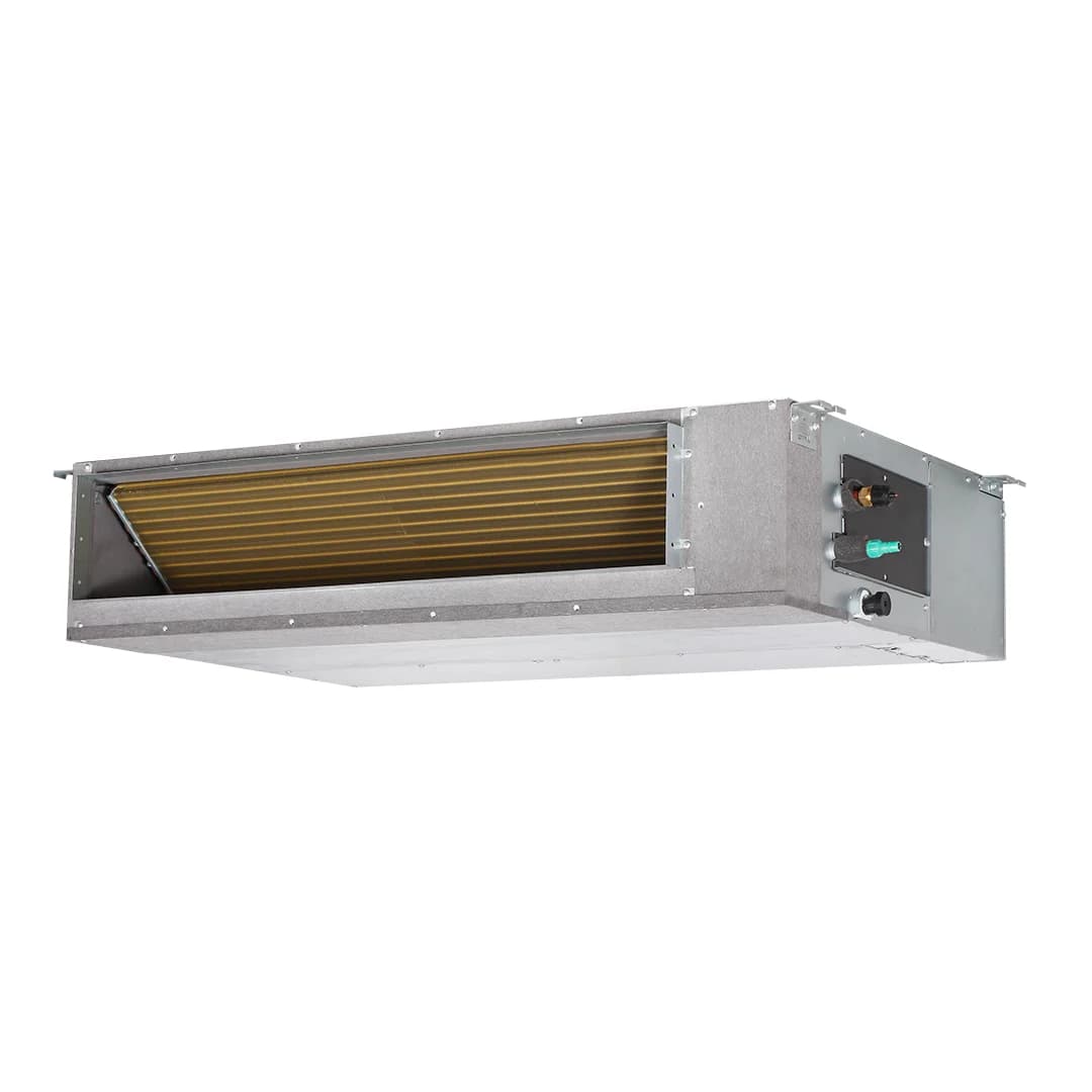 Cooper & Hunter 9000 BTU medium-static slim duct indoor unit for an R-454B mini-split system.