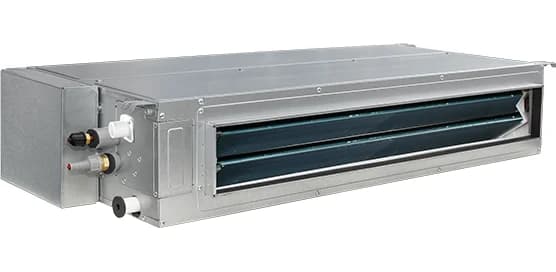 GREE concealed slim duct indoor unit for R32 mini-split systems.