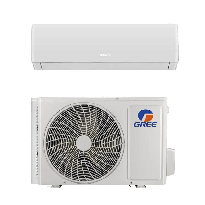 GREE Vireo R32 24k mini-split heat pump indoor wall unit and outdoor condenser