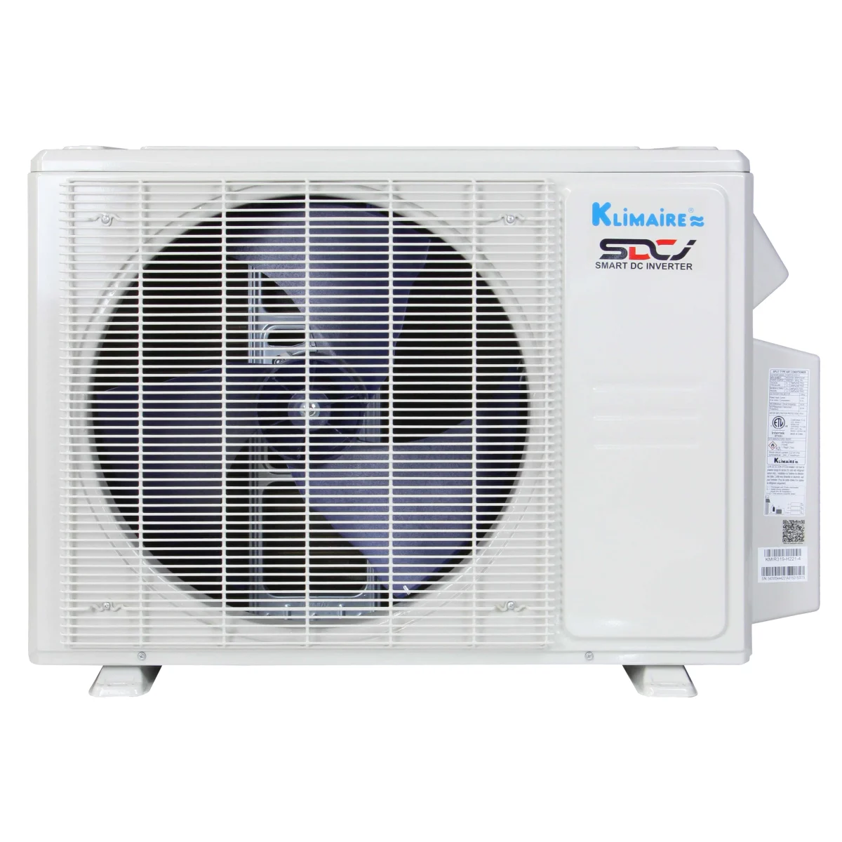 Klimaire KMIR Series 3-Zone 18,000 BTU R-454B 208/230V (KMIR319-H221-4) mini-split heat pump outdoor condenser
