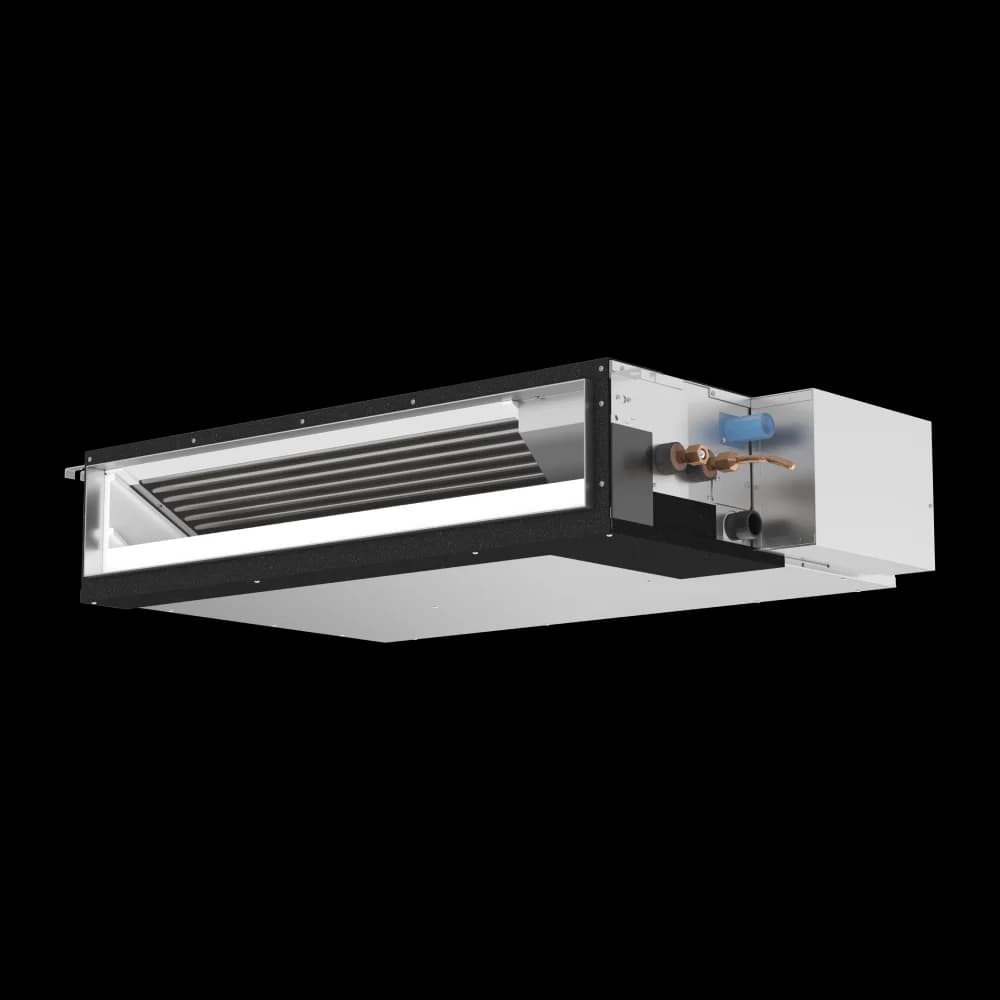 Mitsubishi Electric slim duct indoor unit for an M-Series SEZ system.